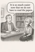It is so much easier now that we do not have to read the papers.